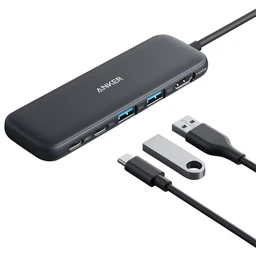 هاب ۵ پورت انکر مدل Anker 332 USB-C A8355 Hub با گارانتی 18 ماهه شرکتی