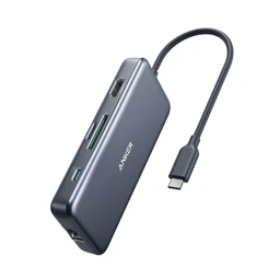 هاب ۷ پورت انکر مدل Anker Premium A8352 با کابل USB-C با گارانتی 18 ماهه شرکتی