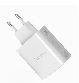 شارژر 65W دو پورت تاندرا مدل Tundra T20-65WGAN با گارانتی 12ماهه شرکتی هادرون