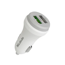 شارژر فندکی دو پورت مک دودو مدل CC-3840 با گارانتی 12 ماهه شرکتی