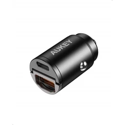 شارژر فندکی آئوکی مدل AUKEY CAR CHARGER 30W ULTRA SMALL با گارانتی 18 ماهه شرکتی