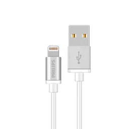 کابل 1.2 متری USb به Lightning فیلیپس مدل Philips DLC2508M با گارانتی 12 ماهه شرکتی