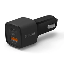 شارژر فندکی سریع فیلیپس 18Wوات مدل Philips DLP2558 با گارانتی 12 ماهه شرکتی