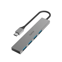 هاب 4 پورت هاما با چهار پورت USB-A 3.2 مدل 200101 با گارانتی 18ماهه شرکتی