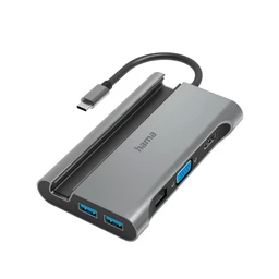 هاب 7 پورت هاما USB-C مدل Connect 2Mobile - 200102 با گارانتی 18ماهه شرکتی