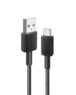 کابل 9.0 سانتی متری انکر مدل Anker 322 USB A to USB C A81H5 با گارانتی 18 ماهه شرکتی