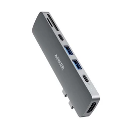 هاب 7 پورت انکر مدل Anker 547 USB-C Hub 7-in-2 for MacBook A8354HA1 با گارانتی 18 ماهه شرکتی