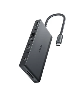 هاب 9 پورت انکر مدل Anker Anker 552 USB-C Hub (9-in-1, 4K HDMI) 85W A8373H11 با گارانتی 18 ماهه شرکتی