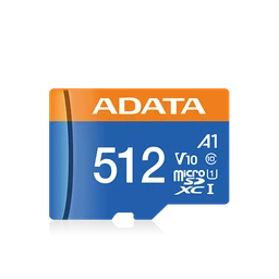 کارت حافظه 512 گیگابایت ای دیتا مدل ADATA MICRO SDXC UHS-I V۱۰ R۱۰۰W۲۵ ADP 512G با گارانتی 5 ساله شرکتی