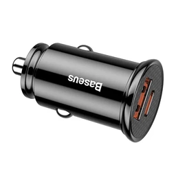 شارژر فندکی 30 وات Baseus Square Metal PPS A C 30W CCALL-YS01 با گارانتی 24 ماهه شرکتی