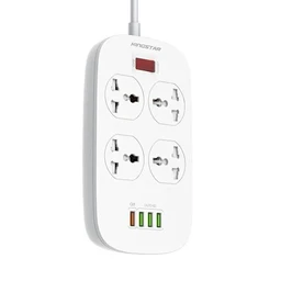 چندراهی برق کینگ استار مدل Kingstar KPS 5135 4AC 2500W - 4P/USB ( 18W ) QC با گارانتی 18 ماهه
