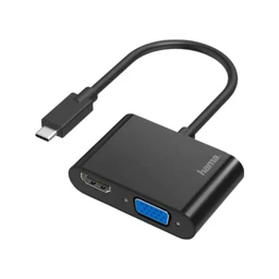مبدل 2 در 1 USB-C به HDMI و VGA هاما مدل 200313 با گارانتی 18 ماهه شرکتی