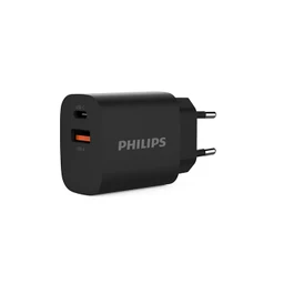 شارژر دیواری 25W مدل Philips DLP4327CB با گارانتی 12 ماهه شرکتی