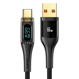 کابل شارژر USB به Type-C با طول 1.2 متر یوسمز مدل USAMS US-SJ592 با گارانتی 12 ماهه شرکتی