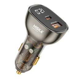 شارژ فندکی 95w هیسکا مدل HCC-326 با گارانتی 12 ماهه شرکتی