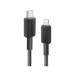کابل شارژ 1.8 متر USB-C به لایتنینگ انکر مدل ANKER 542 A81B6 با گارانتی 18 ماهه شرکتی
