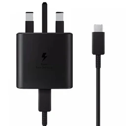 شارژر دیواری 45W سامسونگ مدل EP-TA845 سه پین همراه به همراه کابل 1 متری Type-C با گارانتی 18 ماهه شرکتی (های کپی)