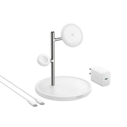 شارژر بی سیم انکر مدل  (Anker MagGo B25M3 (3 in 1 Stand با گارانتی 18 ماهه شرکتی
