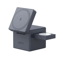 شارژر بی سیم ۱۵ وات انکر مدل ANKER Y1811 MagSafe 3in1 Cube با گارانتی ۱۸ ماهه شرکتی