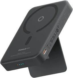 پاوربانک باسئوس 5000 میلی آمپر 20 وات مدل Baseus MagPro Magnetic Bracket Wireless Fast Charge با گارانتی 24 ماهه شرکتی