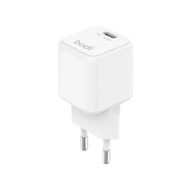 شارژر دیواری 33 وات بودی مدل Budi AC018EW با خروجی USB-C با گارانتی ۱۸ ماهه شرکتی (۶ ماه تعویض)
