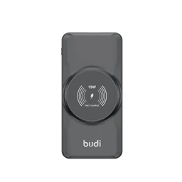 پاوربانک بودی 10000 میلی آمپر 20 وات مدل Budi PB802WB با گارانتی ۱۸ ماهه شرکتی (۶ ماه تعویض)