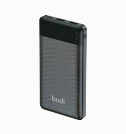 پاوربانک بودی 10000 میلی آمپر 12 وات مدل Budi PB095B با گارانتی ۱۸ ماهه شرکتی (۶ ماه تعویض)