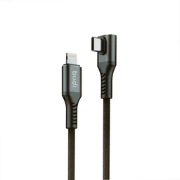 کابل شارژ USB-C به لایتنینگ بودی مدل Budi DC253TLZ12B طول 1.2 متر با گارانتی ۱۸ ماهه شرکتی (۶ ماه تعویض)