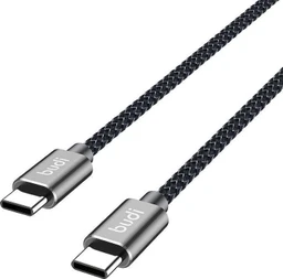 کابل شارژ کنفی ‌USB-C به ‌USB-C بودی مدل Budi DC206TT15 طول 1.5 متر با گارانتی ۱۸ ماهه شرکتی (۶ ماه تعویض)