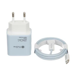 شارژر دیواری 20 وات پرووان مدل ProOne PWC540 به همراه کابل تایپ سی به لایتنینگ با گارانتی 18 ماهه شرکتی