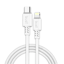 کابل شارژ USB-C به لایتنینگ بودی مدل Budi DC011TL10W طول 1 متر با گارانتی ۱۸ ماهه شرکتی (۶ ماه تعویض)