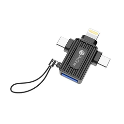 مبدل USB-C / Lightning / micro USB به USB-C پرووان مدل PCO10 با گارانتی 12 ماهه شرکتی