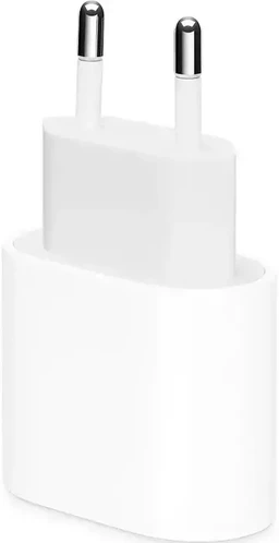 شارژر دیواری 20W اپل پارت نامبر ZM/A باگارانتی 6 ماهه شرکتی (دو پین)