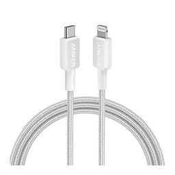 کابل 1.8 متری USB-C به لایتنینگ انکر مدل A81B6 Anker 322 با گارانتی 18 ماهه شرکتی
