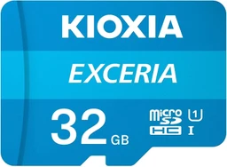 کارت حافظه میکرو اس دی 32 گیگابایت کیوکسیا مدل Kioxia MicroSD M203 Exceria با گارانتی مادام العمر ماهه شرکتی