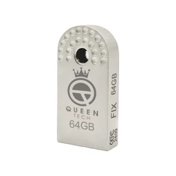 فلش مموری 64 گیگابایت کویین تک مدل Queen Tech Fix با گارانتی مادام العمر شرکتی