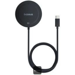 شارژر بی سیم 15 وات باسئوس مدل Baseus Simple Mini 4 Magnetic Wireless Charging Stand Qi2 15W با گارانتی 24 ماهه شرکتی