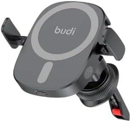 پایه نگهدارنده و شارژر بی سیم دوکاره موبایل بودی مدل Budi CM570B با گارانتی ۱۸ ماهه شرکتی (۶ ماه تعویض)