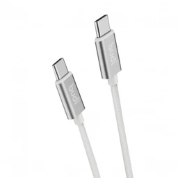کابل شارژ کنفی ‌USB-C به ‌USB-C بودی مدل Budi DC103TT10W طول 1 متر با گارانتی ۱۸ ماهه شرکتی (۶ ماه تعویض)