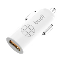 شارژر فندکی 18 وات بودی مدل Budi CC062QW با خروجی USB با گارانتی ۱۸ ماهه شرکتی (۶ ماه تعویض)