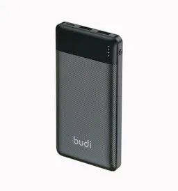 پاوربانک بودی 10000 میلی آمپر 12 وات مدل Budi PB095B با گارانتی ۱۸ ماهه شرکتی (۶ ماه تعویض)