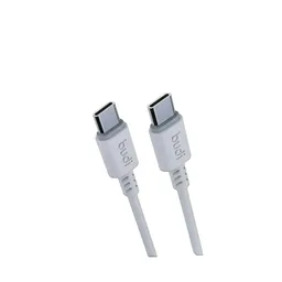 کابل شارژ USB-C به ‌USB-C بودی مدل Budi DC011TT10W طول 1 متر با گارانتی ۱۸ ماهه شرکتی (۶ ماه تعویض)