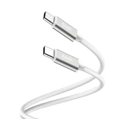 کابل شارژ کنفی USB-C به ‌USB-C بودی مدل Budi DC103TT20W طول 2 متر با گارانتی ۱۸ ماهه شرکتی (۶ ماه تعویض)