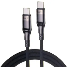 کابل شارژ کنفی ‌USB-C به ‌USB-C بودی مدل Budi DC239TT15 طول 1.5 متر با گارانتی ۱۸ ماهه شرکتی (۶ ماه تعویض)