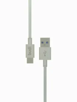 کابل شارژ USB به USB-C بودی مدل Budi DC157T10W طول 1 متر با گارانتی ۱۸ ماهه شرکتی (۶ ماه تعویض)