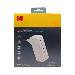 شارژر دیواری کداک 45 وات مدل Kodak WALLC-6109 با گارانتی 12 ماهه شرکتی