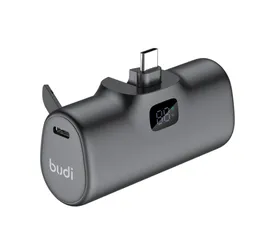 پاوربانک بودی 5000 میلی آمپر 20 وات مدل Budi PB082T با گارانتی ۱۸ ماهه شرکتی (۶ ماه تعویض)