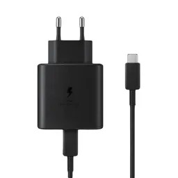 شارژر 45W دو پین سامسونگ مدل Samsung EP-T4510 به همراه کابل 1.8 متری Type-C به Type-C با گارانتی 18 ماهه شرکتی (های کپی)
