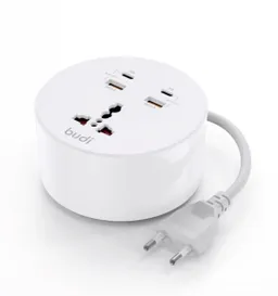 شارژر 18 وات بودی مدل Budi M8J308RE با خروجی USB و USB-C با گارانتی ۱۸ ماهه شرکتی (۶ ماه  تعویض)