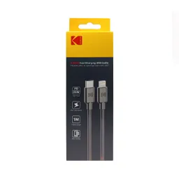 کابل شارژ USB-C به لایتنینگ کداک 20 وات مدل Kodak USBC-5927 طول 1 متر با گارانتی 12 ماهه شرکتی
